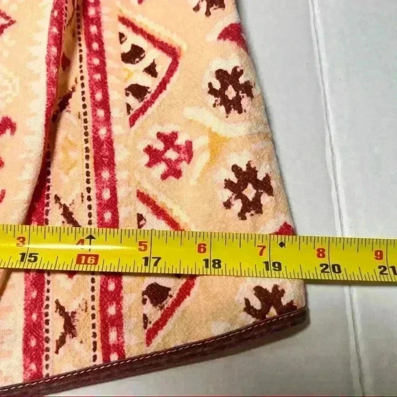 FREE PEOPLE Womens CLEO Aztec Printed Side Slit Wrap Mini Skirt Sz XS NWT Sample - Picture 8 of 11